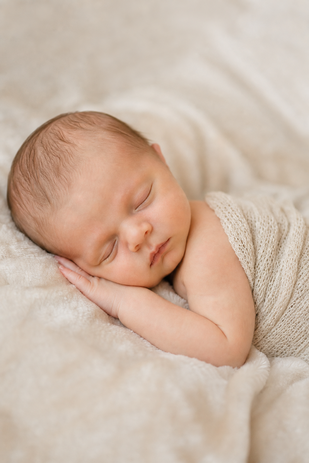 Ritratto di neonato che dorme